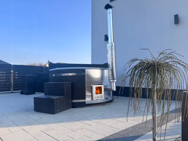 Solhaus „Full Opcja" 200 cm z pokrywą (zmontowana) — balia ogrodowa